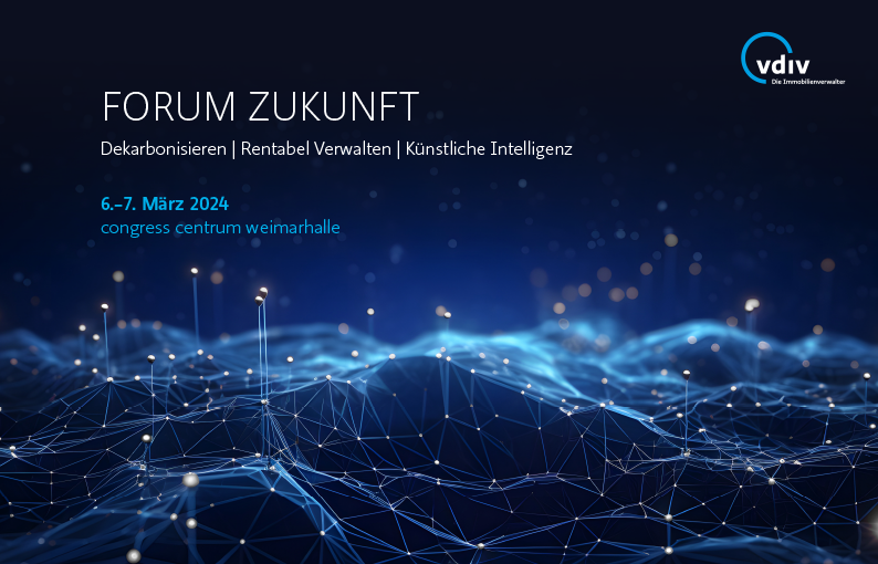 Einladung zum VDIV Forum Zukunft 2024